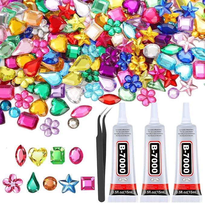 Anezus 900Pcs Jewels for Bedazzling by anezus