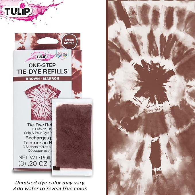 Tulip One-Step Tie-Dye Kit, 3 Fabric Dye Refill Packs - Image 4