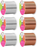 Mandala Crafts 22 GA Copper Silver Tone Combo Anodized Aluminum Craft Wire | by MandalaCrafts