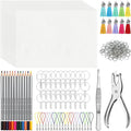 WISYOK 204Pcs Shrinky Film Kit, Shrink Plastic Sheets kit by WISYOK