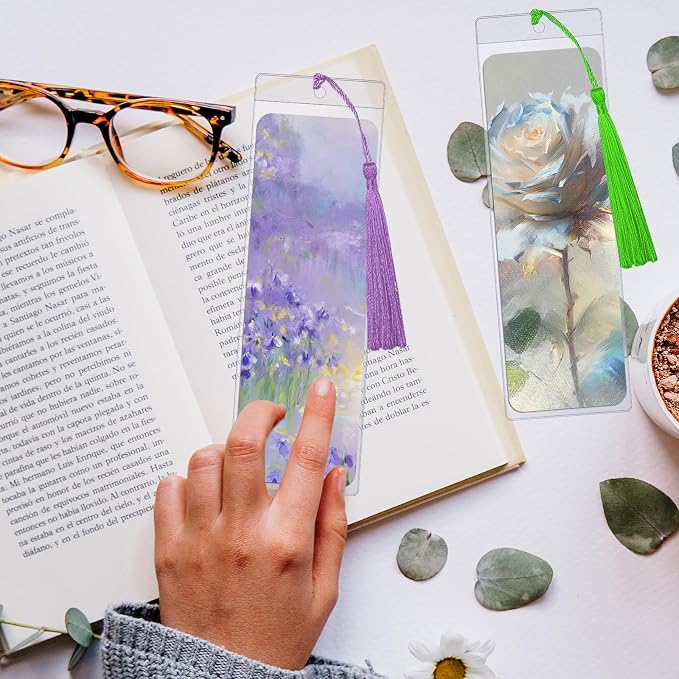 50 Pieces Watercolor Paper Blank Bookmarks - Image 5