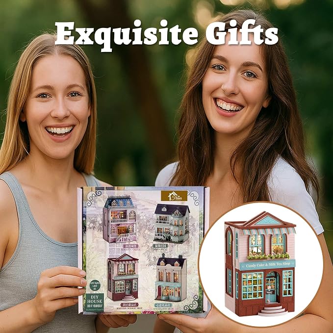 Flever Dollhouse Miniature DIY House Kit Creative Room - Image 7