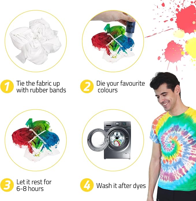 12 Colors Tie Dye Kit, Tie Dye Set - Image 3