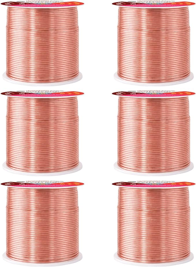 Mandala Crafts 20 Gauge Rose Gold Tone Combo Anodized Aluminum Craft Wire | 450 - Image 2