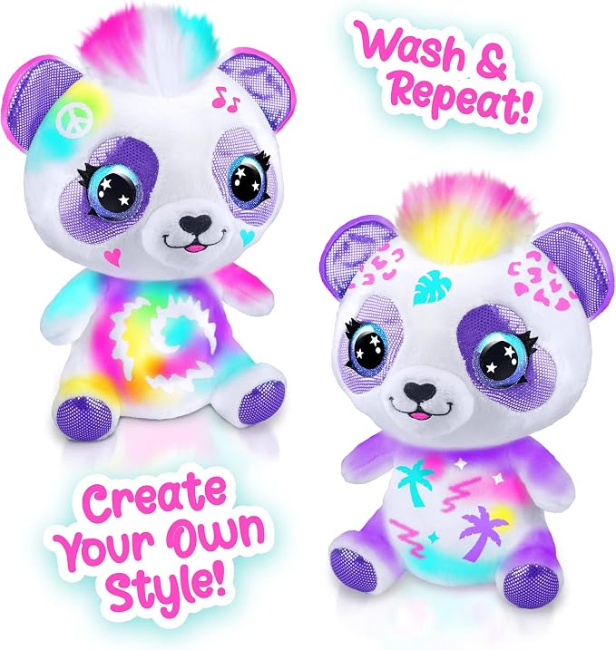 Canal Toys Personalize Airbrush Plush Large Panda! Decorate, Repeat! Customize - Image 6