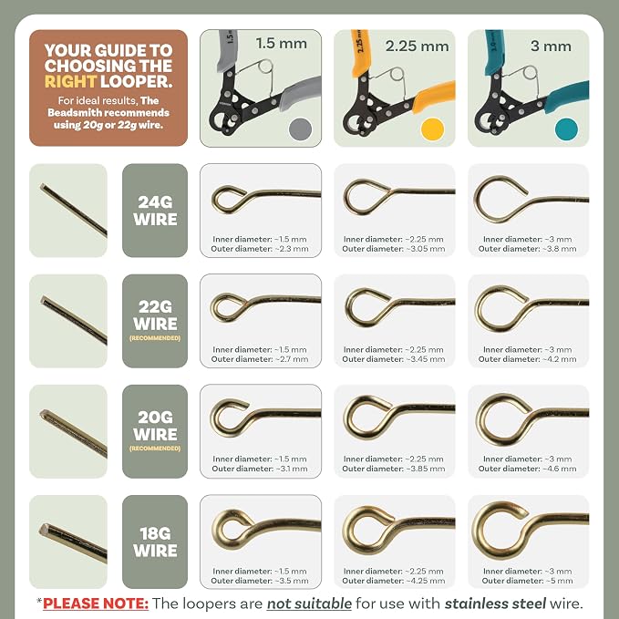 The Beadsmith Original One Step Looper | Create and Trim Consistent 1.5 mm Loops - Image 6