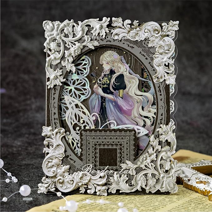 Thick Baroque Embossed Paper Corner Embellishments - Image 7