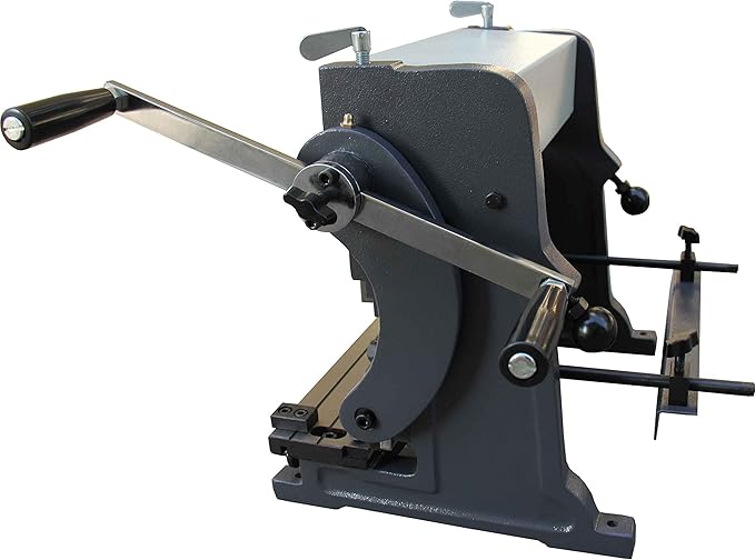 KAKA INDUSTRIAL Rolling Machine,12-inch, 3-In-1 Combination Shear Brake Roll Machine,20-Gauge Shear, 90° Press Brake|Shears and Slip Roll Machine for Shear Bending Rolling 3-IN-1/12