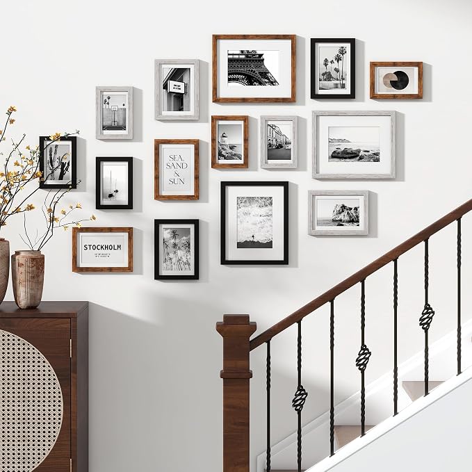 Venusmiles 15 Pack Picture Frames Collage Wall Decor, Gallery Frame Set - Image 2