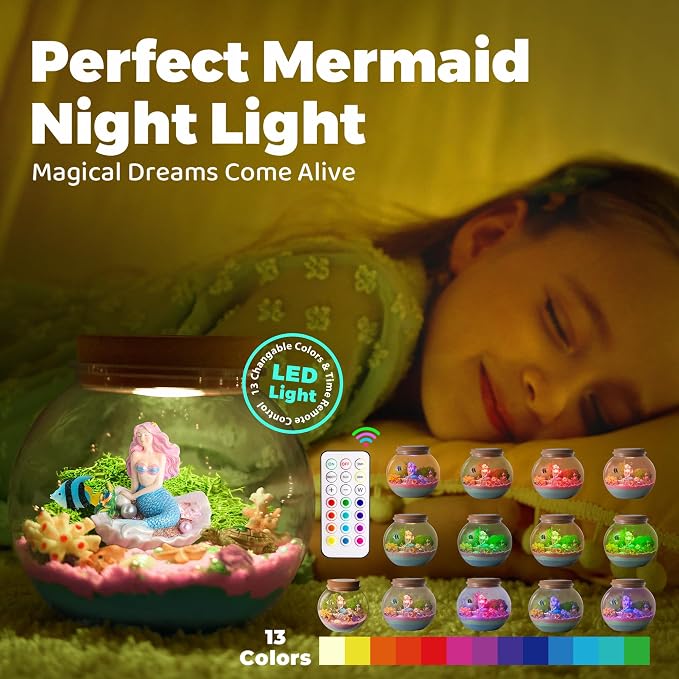 JOYEEMAX Mermaid Light-Up Terrarium Kit - Image 6