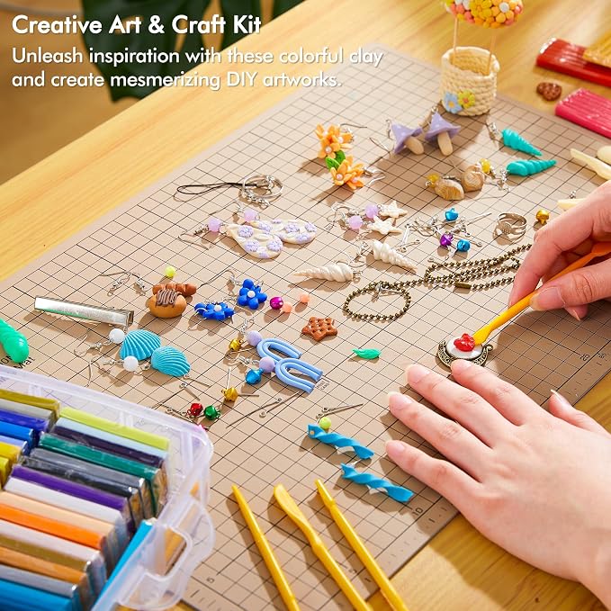 Shuttle Art 82 Colors Polymer Clay Kit, Oven Bake Clay - Image 6