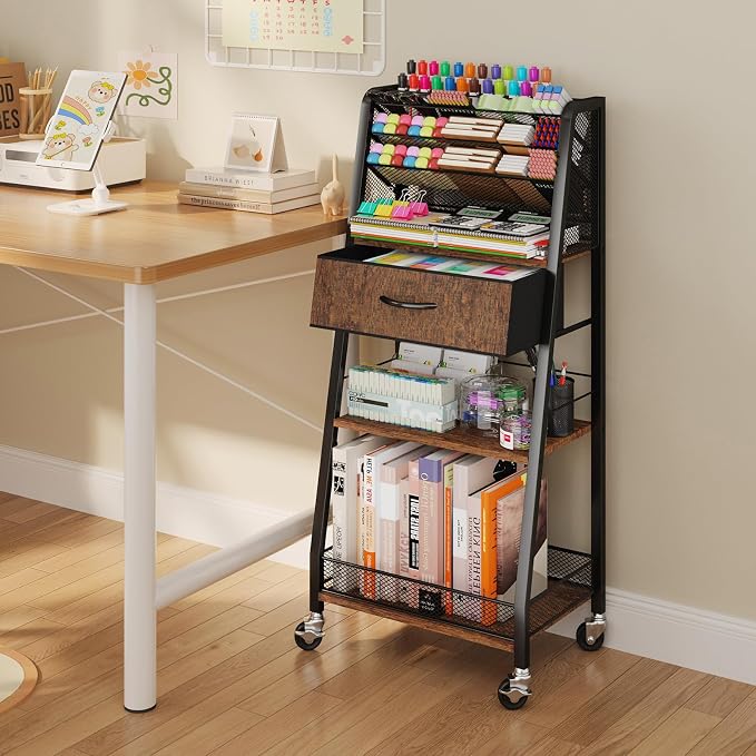 Homsorout 3 Tier Rolling Cart - Image 8