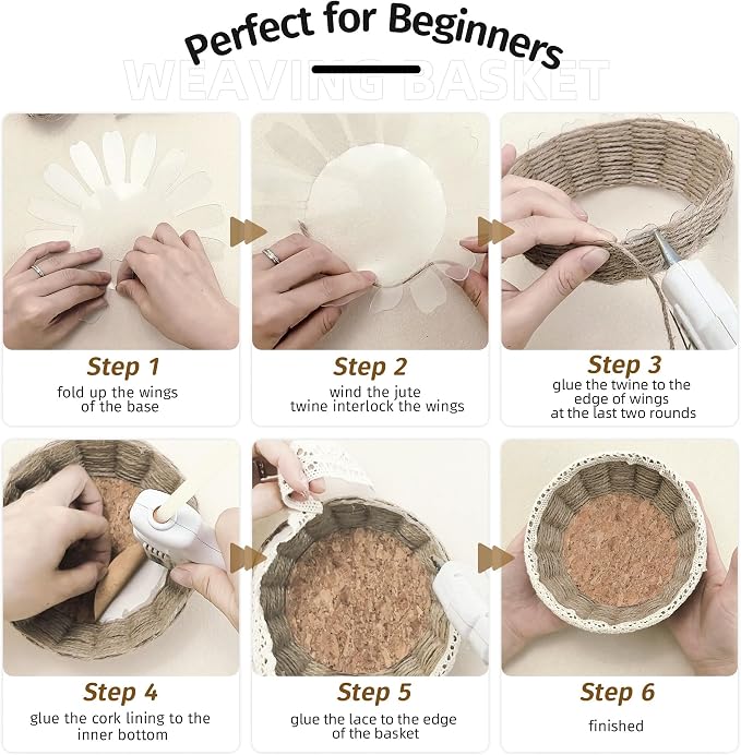 AOUXSEEM 8 Sets Basket Weaving Craft Kit - Image 3