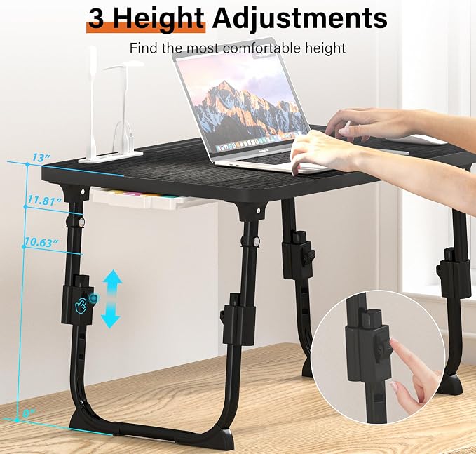 Lap Desk for Bed, Adjustable Laptop Desk - Image 2