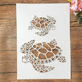 TIAMECH A4 Reusable Sea Turtle Stencil by TIAMECH
