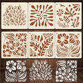 Matisse Reusable Leaf &Floral Stencil Templates by XIAOSHAN