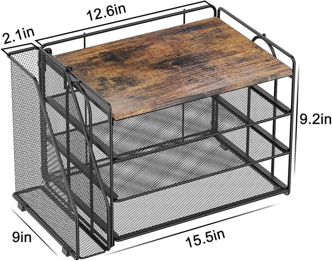 Spacrea Desk Organizers and Accessories, Paper Organizer - Image 5