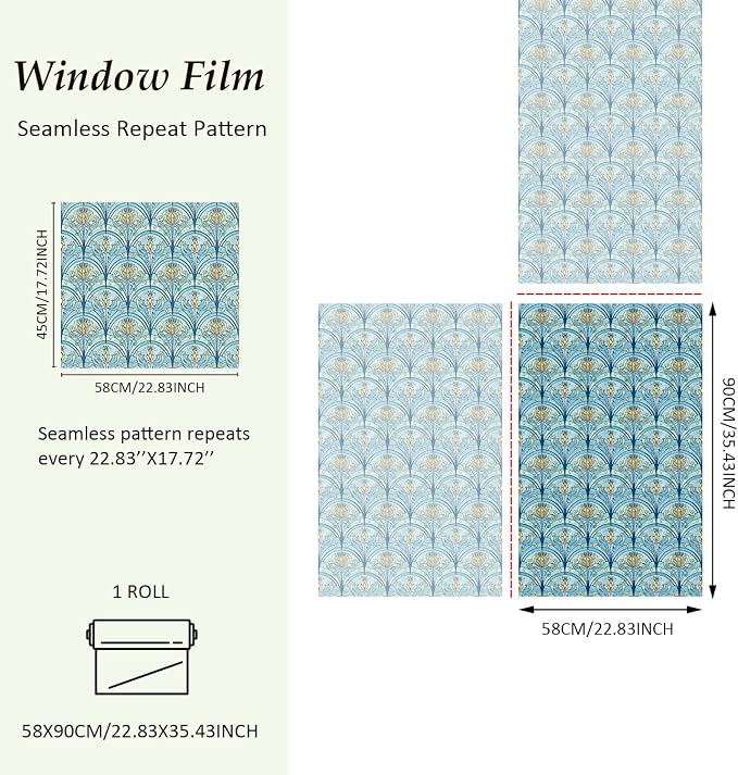 3D Vintage Stained Glass Window Film - Image 4
