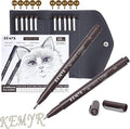 KEMYR 10 Micro Fine liner Drawing Art Pens Calligraphy Pens: 0.05mm-1.0mm Size by Kemyr