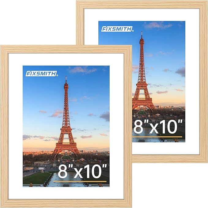 FIXSMITH 8x10 Picture Frame Set of 2, Photo Frame by FIXSMITH
