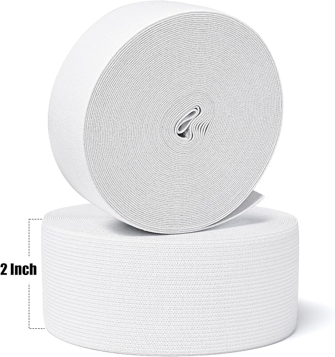 Elastic Band for Sewing, 2 Inch x 12 Yard High Elasticity Sewing Elastic Bands - Image 4