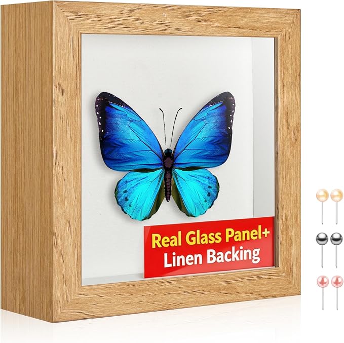5x5 Small Shadow Box Picture Frame by MUXIUNT