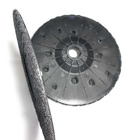 SIGNI 5 Pack SiC Plastic Back Grinding Wheel for Granite/Marble/Concrete and Glasses (7 INCH, 36 GRIT)