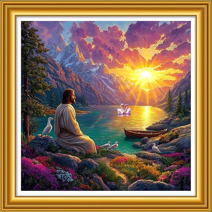 Foxhool Stamped Cross Stitch Kits, 11CT Printed Cross Stitch Pattern Full by FoxhoolBeginnersCrossStitchKits
