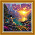 Foxhool Stamped Cross Stitch Kits, 11CT Printed Cross Stitch Pattern Full by FoxhoolBeginnersCrossStitchKits
