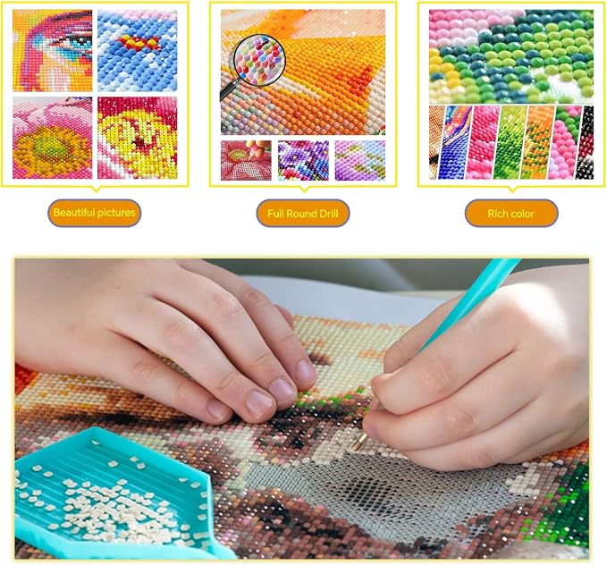 GXGLLPZBY Diamond Art Kits for Beginners, Dream Waterfall Scenery Diamond - Image 6