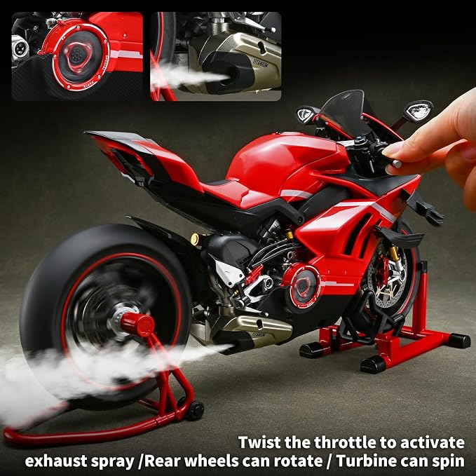 RZAPE 1:7 Scale Motorcycle Model Kits - Image 6