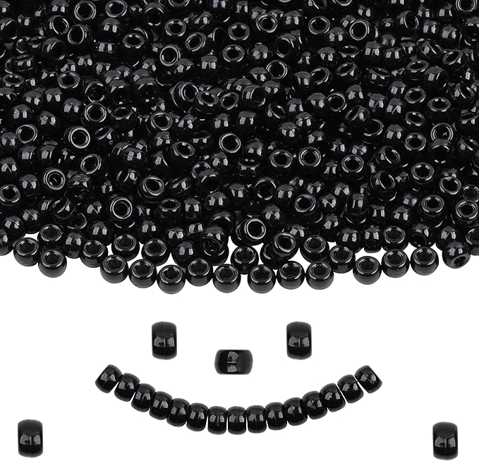 Black Pony Beads Bulk by KAKW