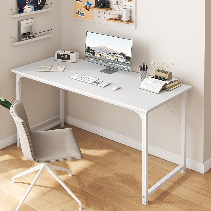 Huuger Computer Desk, 48 Inch Office Desk, Gaming Desk - Image 5