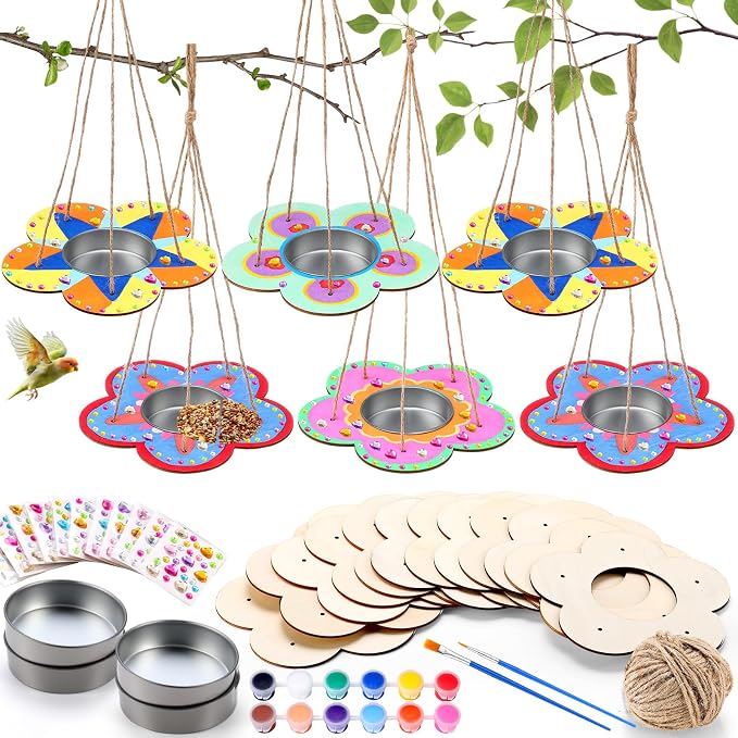 CroBlissful 24 Pack Bird Feeder Craft Kits by CroBlissful