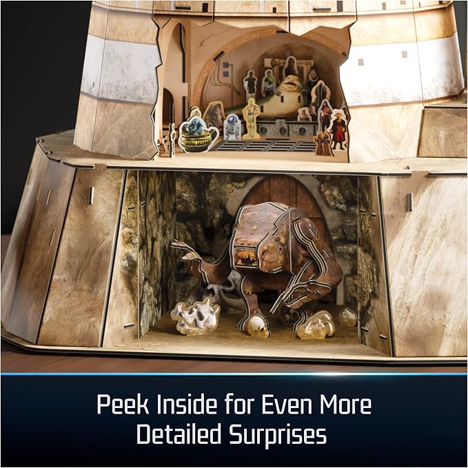 4D Build, Star Wars Jabba’s Palace 3D Model Kit, Star Wars Collectibles & Desk - Image 6