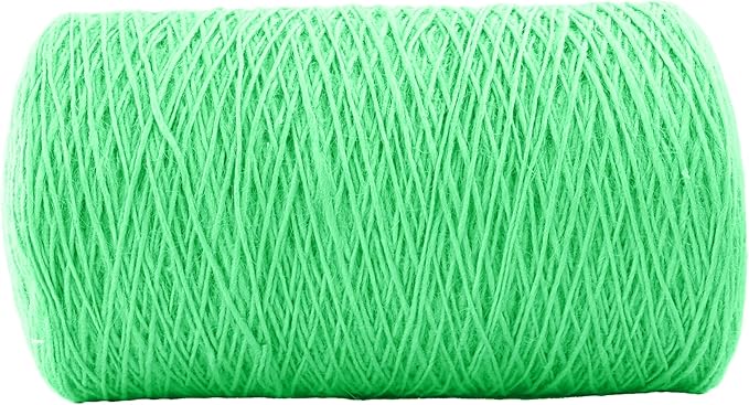 1mm x 5000 Feet Light Green Jute Rope, Twine for Gardening Tomato Climbing Plant Tie Floristry Crafts Gift Wrapping Packing Decor