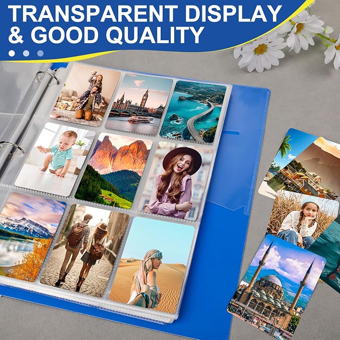 2160 Pockets Card Sleeves Binder Sheets, 9 Pocket Card Sleeves - Image 5