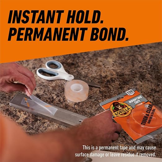 Gorilla Tough & Clear Double Sided Mounting Tape - Image 7
