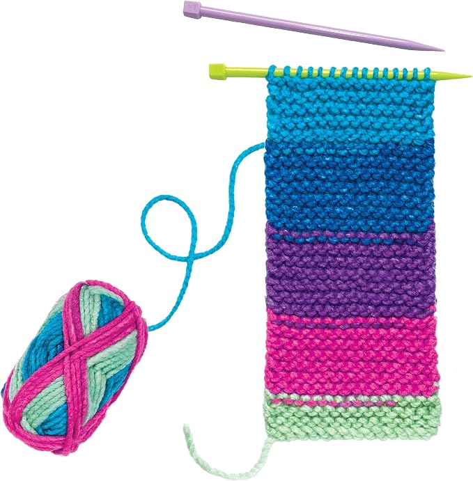Creativity for Kids Learn to Knit Pocket Scarf - Image 8