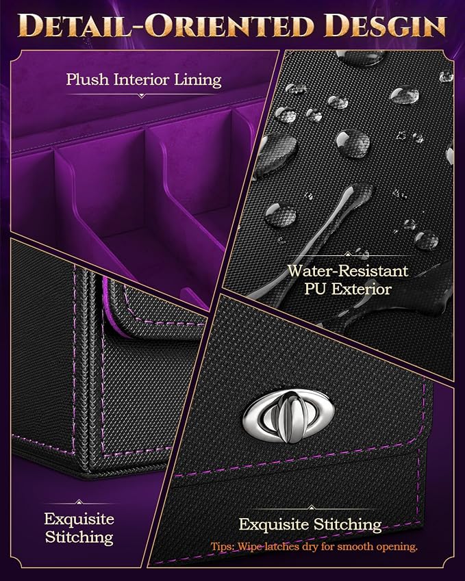 MoKo Trading Card Storage Box for MTG, 3900+Capacity, Top Loaders Organizer Case - Image 6