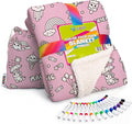 Craftikit Unicorn Coloring Blanket by CraftiKit