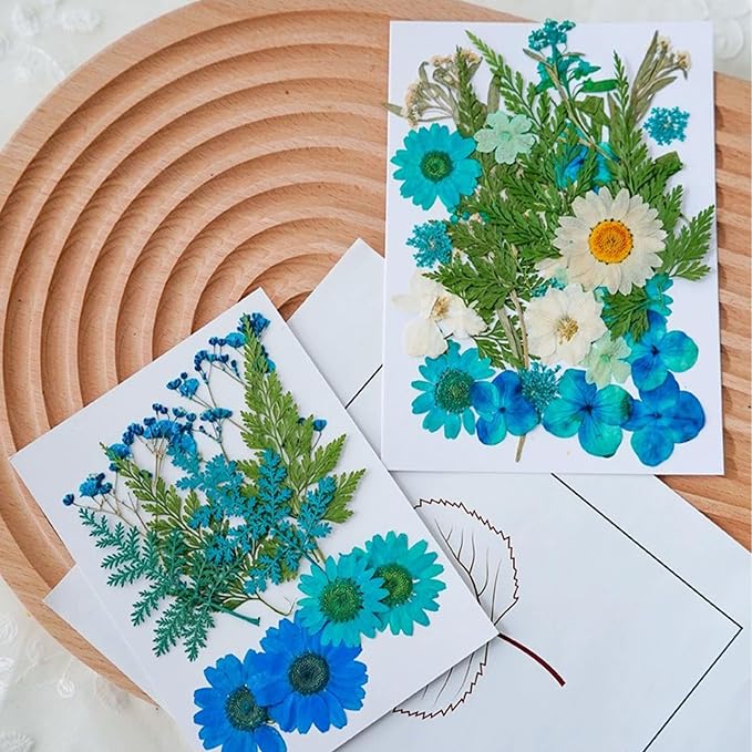 Woohome 110PCS Real Pressed Flowers, Dried Pressed Flowers Colorful Real - Image 8