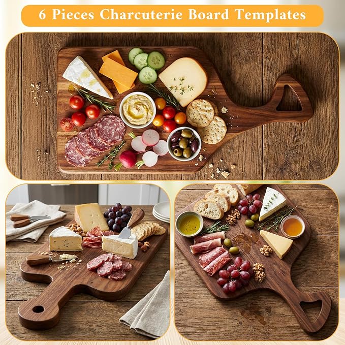 6 Pcs Charcuterie Board Template Set - Image 6