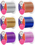Mandala Crafts 16 GA Gold Blue Purple Assorted Anodized Aluminum Craft Wire | by MandalaCrafts