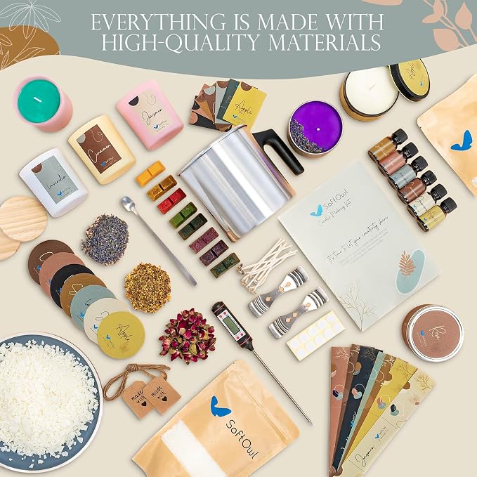 SoftOwl Premium Soy Candle Making Kit - Image 5