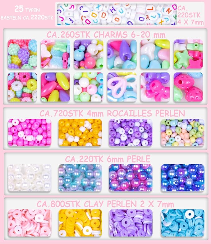 MiuCo Bracelet Making Kit for Girls - Image 3