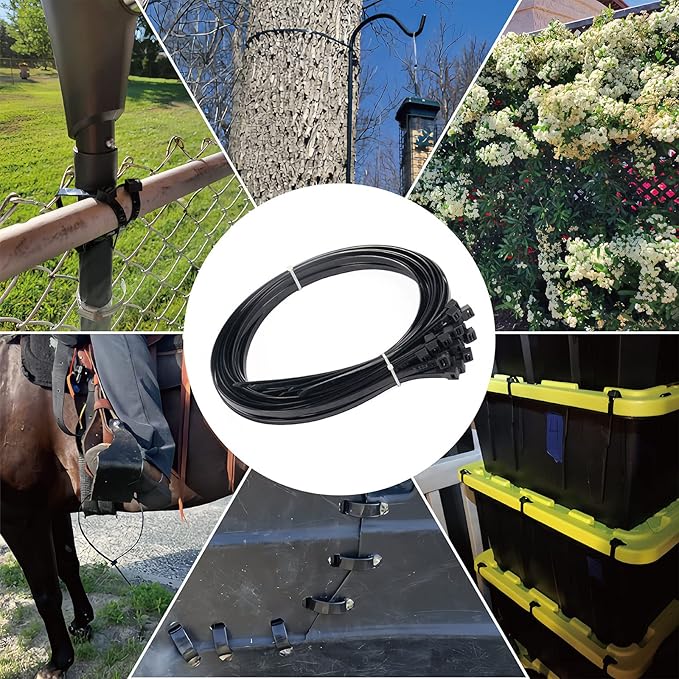Large Zip Ties Heavy Duty Outdoor 24 inch, Heavy Duty Zip Ties 220 lbs - Image 6