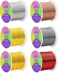 Mandala Crafts 8 GA Gray Copper Red Assorted Anodized Aluminum Craft Wire | 120 by MandalaCrafts