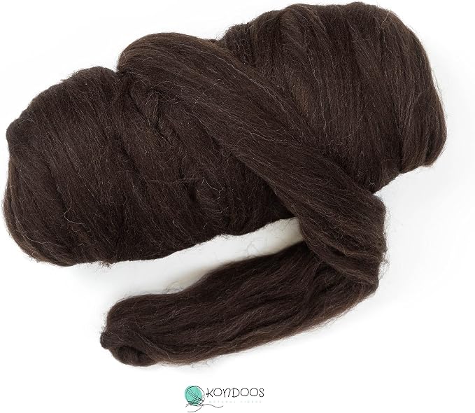 Natural Wool Bulk roving, 1 lb. Best Wool - Image 2