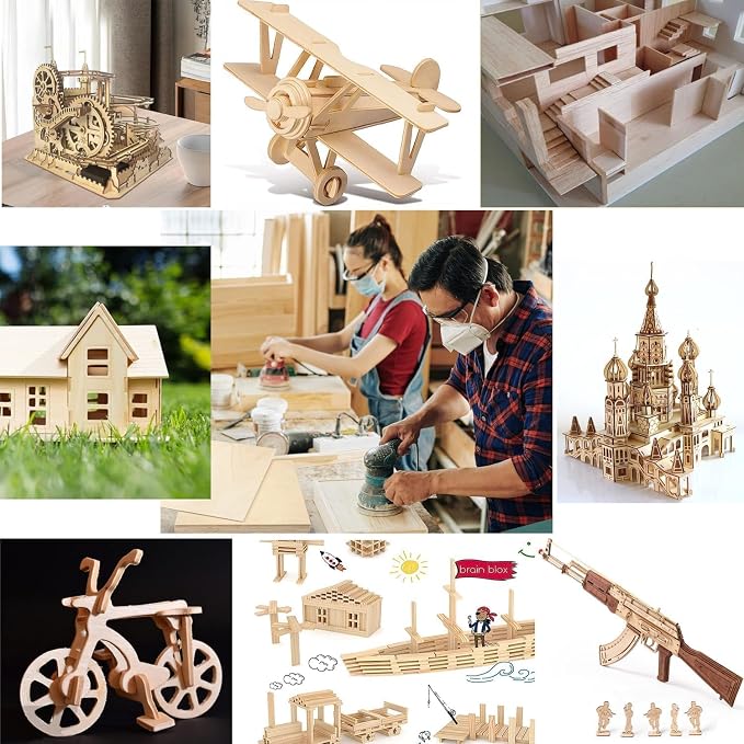 5 Pack 12"x12"x1/8 Basswood Sheets - Image 5